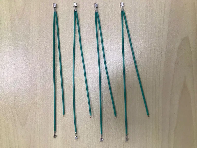 Δείγμα οθόνης μηχανής πτύχωσης δύο καλωδίων τριών όψεων