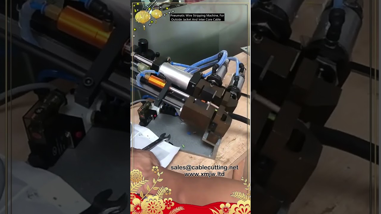 Pneumatic Wire Stripping Machine, For Outside Jacket And Inter Core Cable