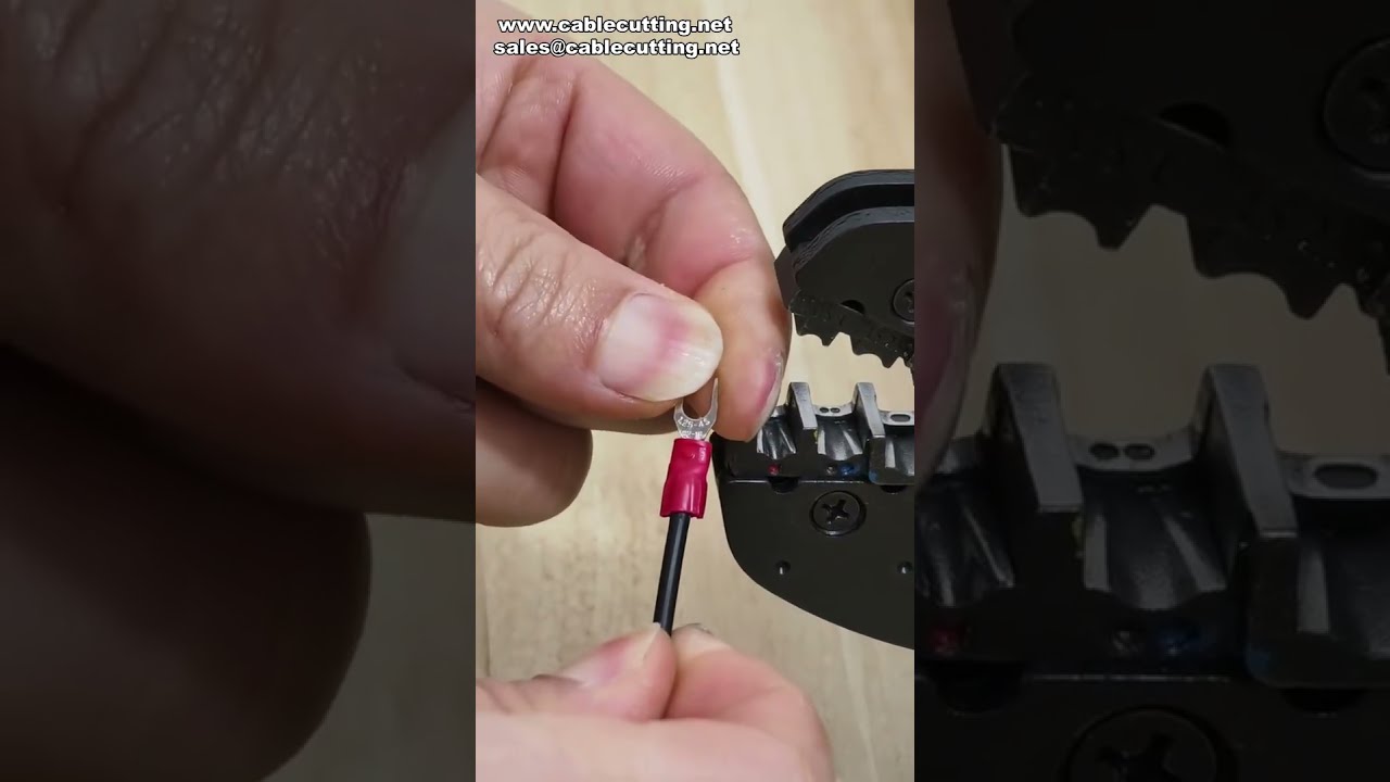 Versatile Electric Terminal Crimping Machine with Counter and Multiple Dies #factory #machine