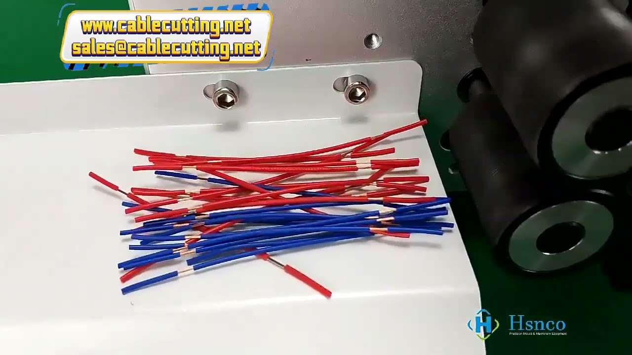 line Wire Cable Cutting Stripping Peeling Machine with Tungsten Carbide Blade for 2 5mm2 Wire