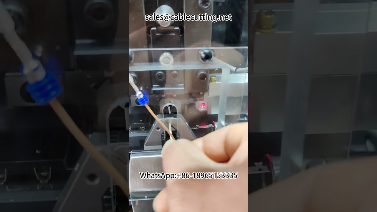 Threading waterproof spigot stripping and beating machine #harness equipment