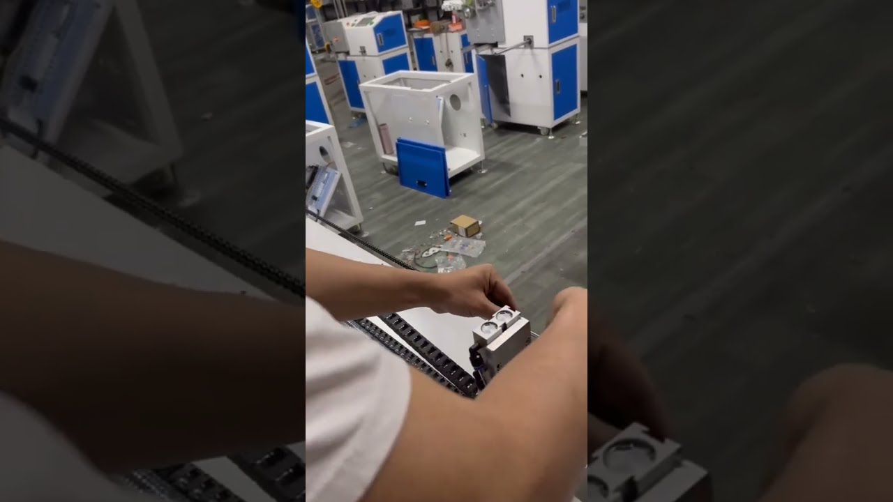 Long Length Spring Cable Winding Machine Operation Case Study #factory #machine