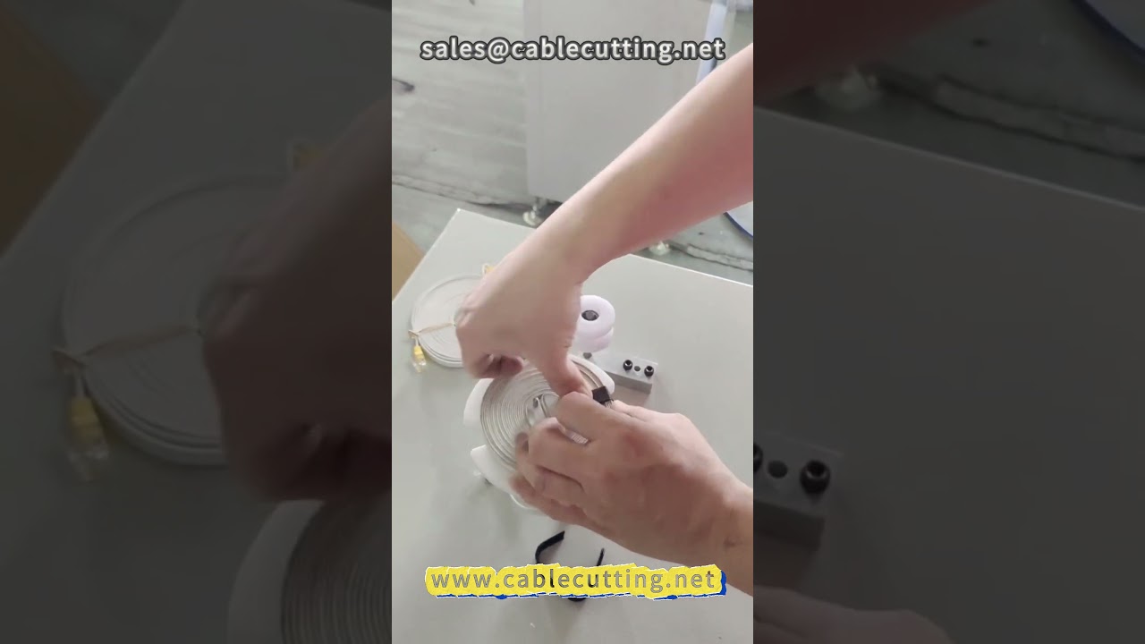 75  Flat wire winding machine # flat wire # network cable #HDMI HD cable