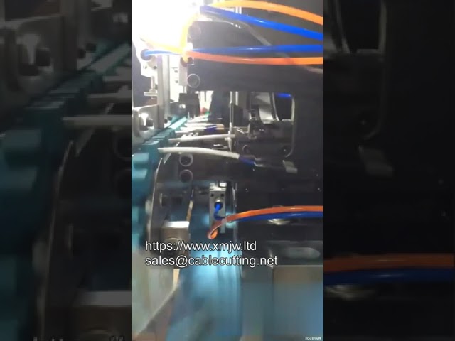 Automatic Tow Pin Plug Terminal Crimping Machine