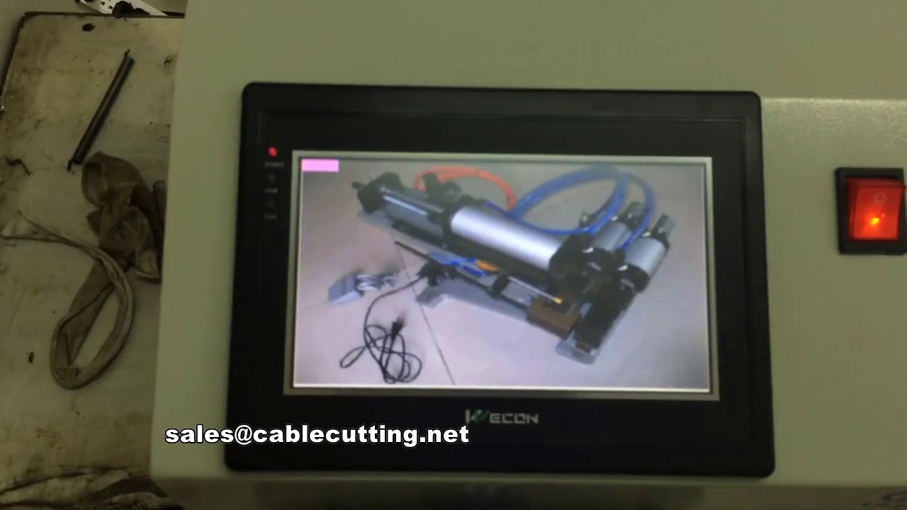 cables twist tie machine