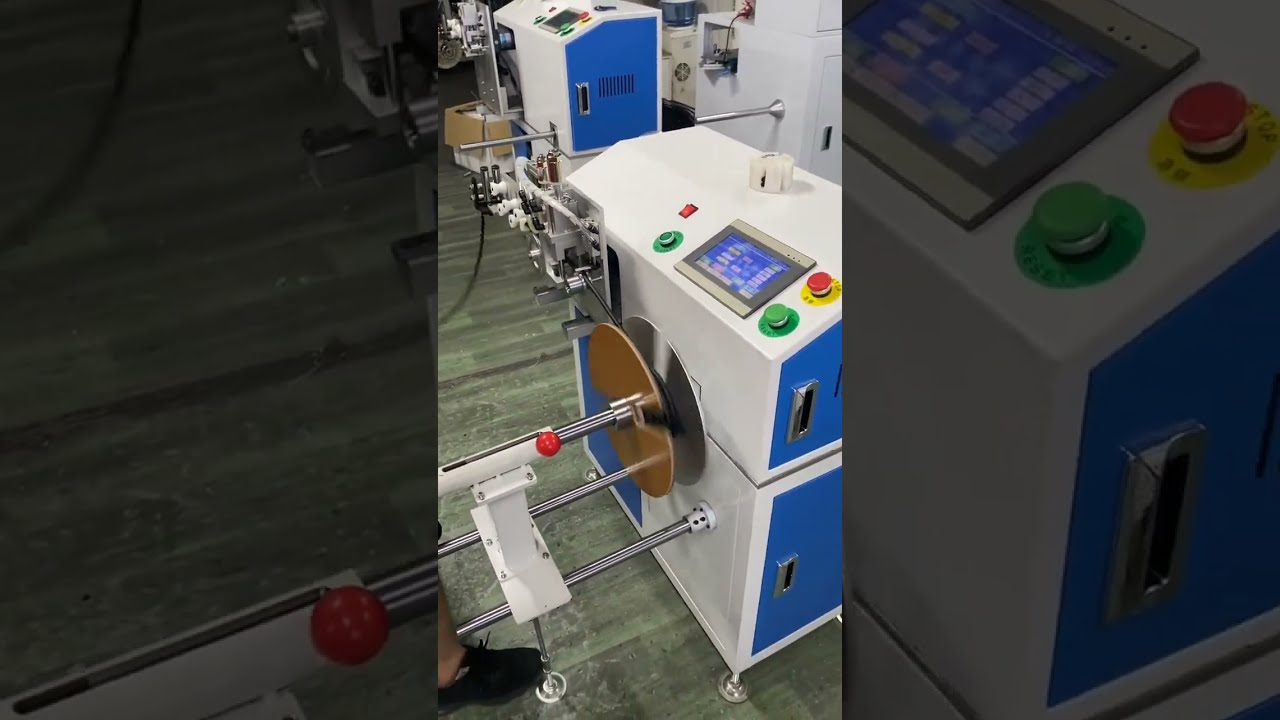 Automatic Wire Meter Counting, Traversing, Cutting, Winding & Coiling All-in-One Machine 1mm 15m