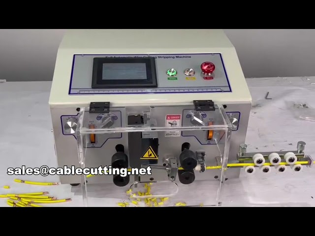 touch screen control wire stripping cutting machine for 0.1-8mm2 WPM-JES