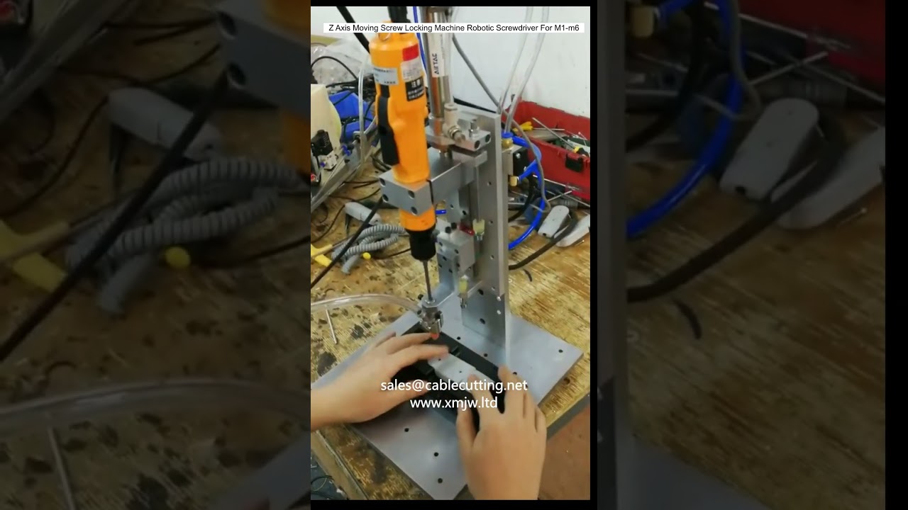 Z-Axis Moving Screw Locking Machine Robotic Screwdriver for M1 to M6
