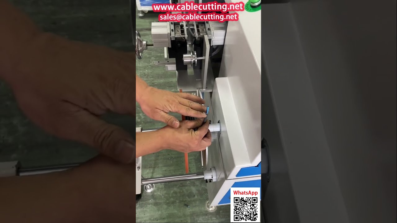 Αυτόματη Μηχανή Καλωδίων All-in-One: Μέτρηση, Διπλή Απογύμνωση, Κοπή & Τύλιγμα