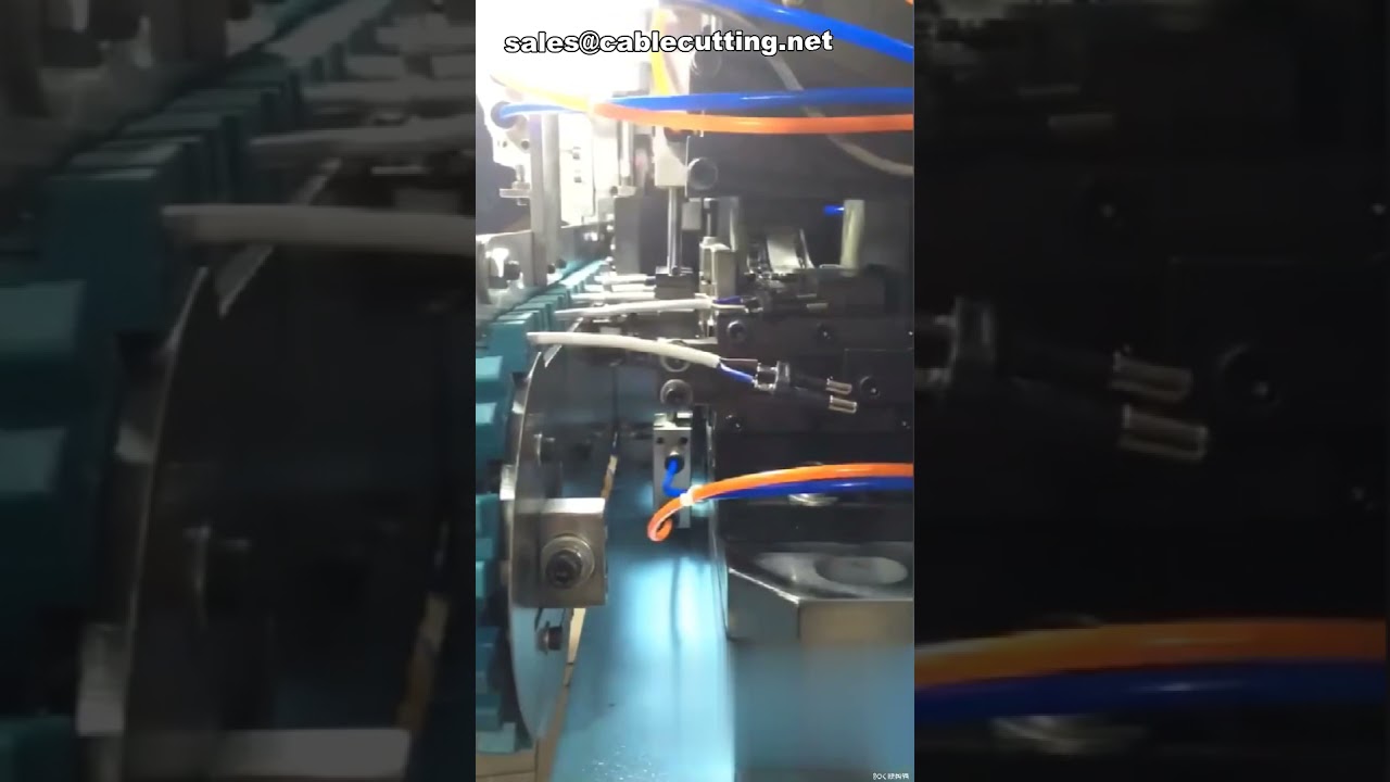 Μηχανή Αυτόματης Σύνδεσης Ακροδεκτών Βύσματος, Μηχανή Σύνδεσης Ακροδεκτών Διπλού Πείρου, Αυτόματη Μηχανή Σύνδεσης Ακροδεκτών