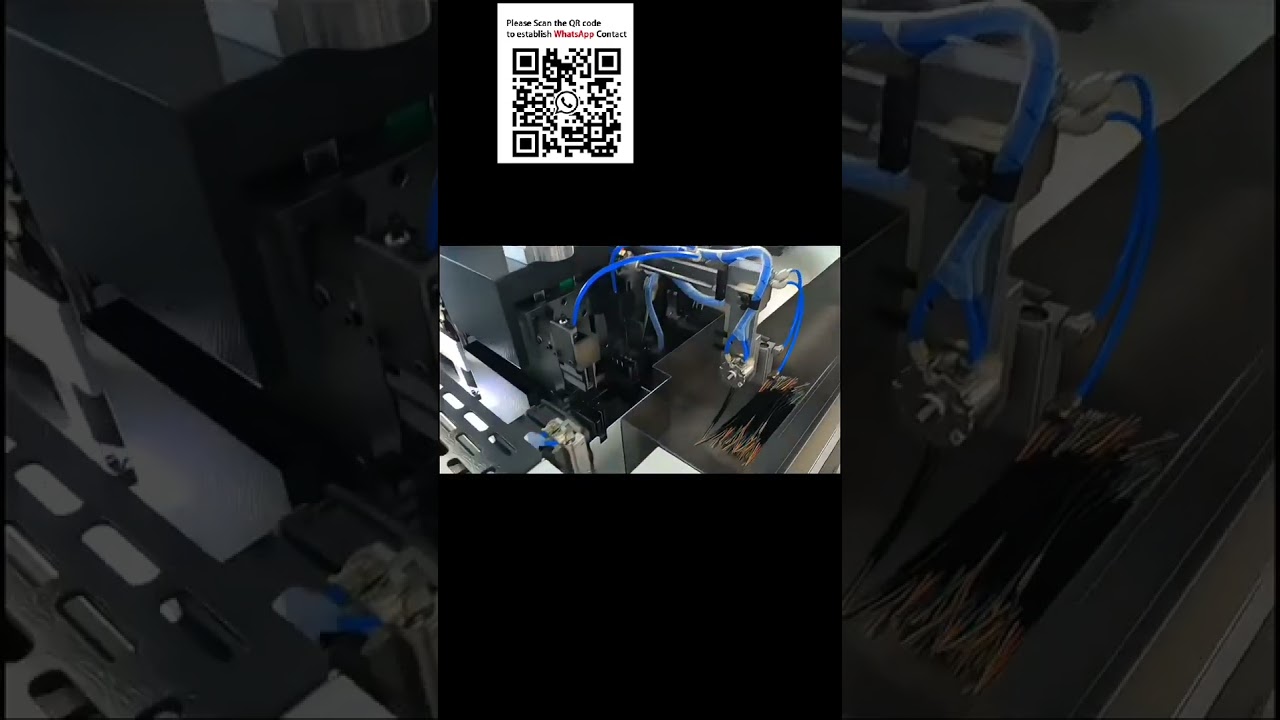 Automatic Jacketed Cable Crimping & Tinning Machine with Optional Pressure Monitoring