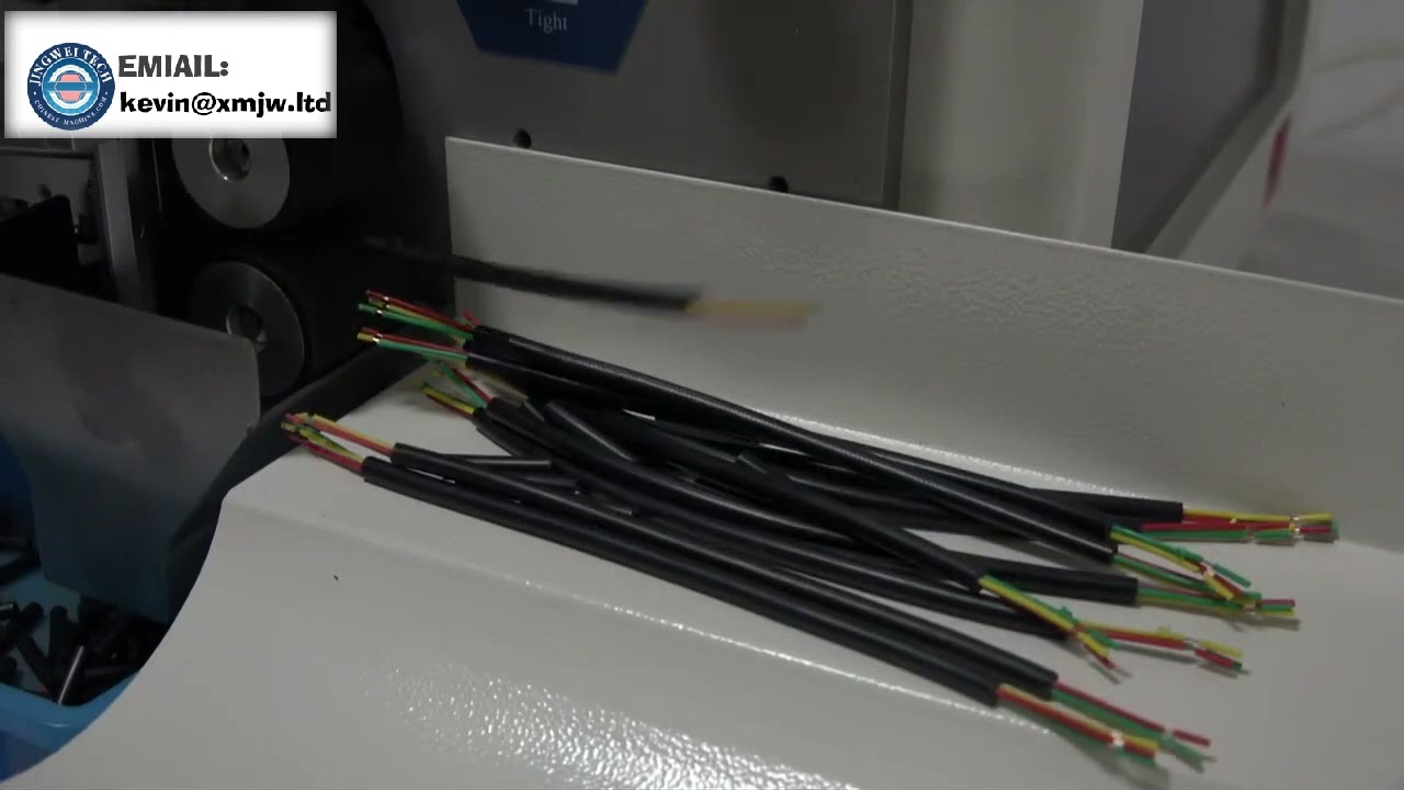OD 1 6mm Sheathed Wire Stripping Fully Automatic Data Cable Cut and Strip Machine New design wheels